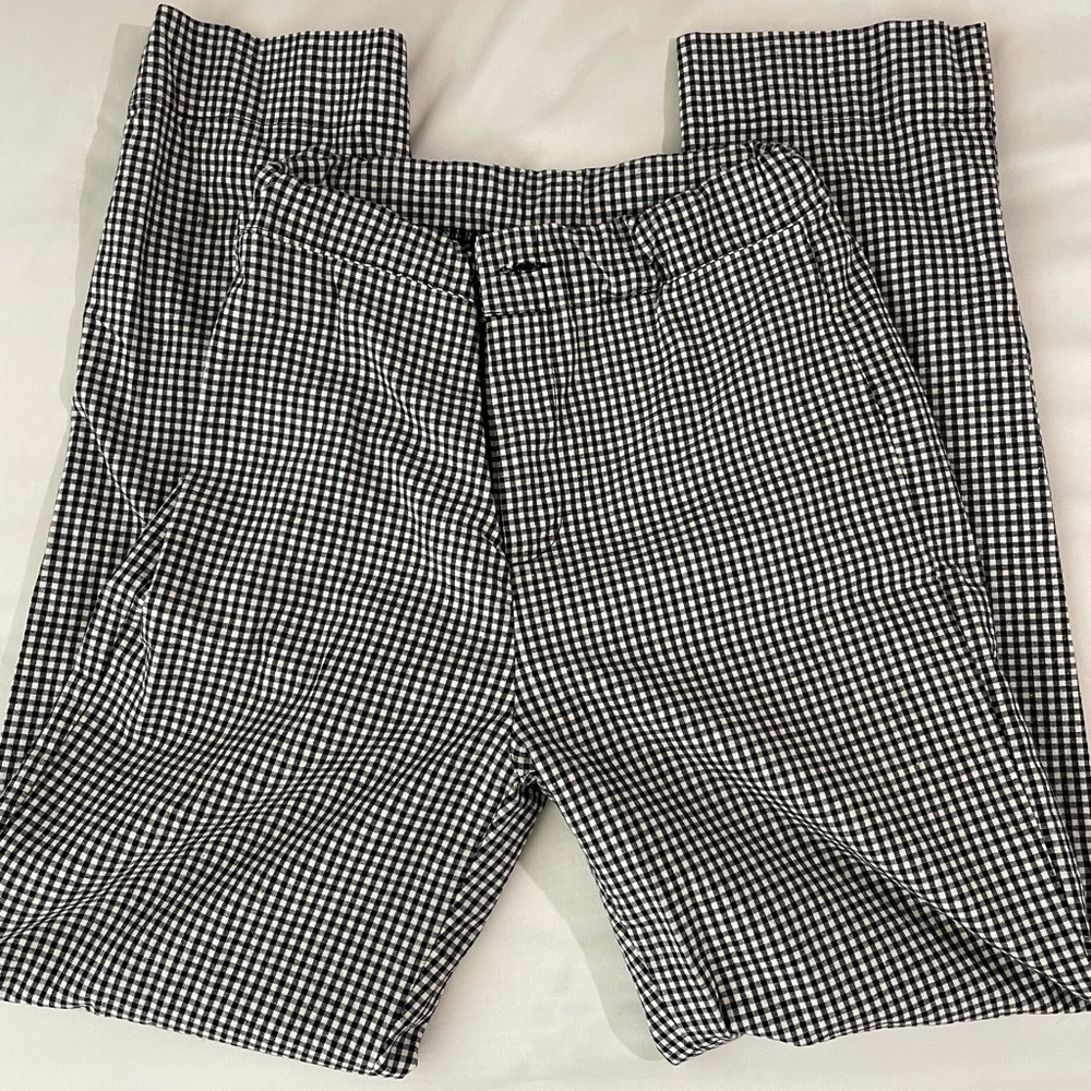 Plaid Slim pants